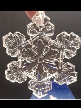 Vintage Arctic Dream 2004 Wilson Bentley Lead Crystal Snowflake Ornament